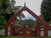 Urupa, Koriniti Marae, Whanganui River, New Zealand