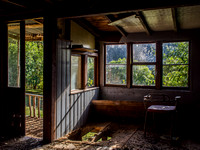 Abandonded House, Ahu Ahu Ohu, Whanganui River, New Zealand
