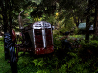 Ian Edgecumbe's Tractor, Te Tuhi Landing, Whanganui River, New Zealand